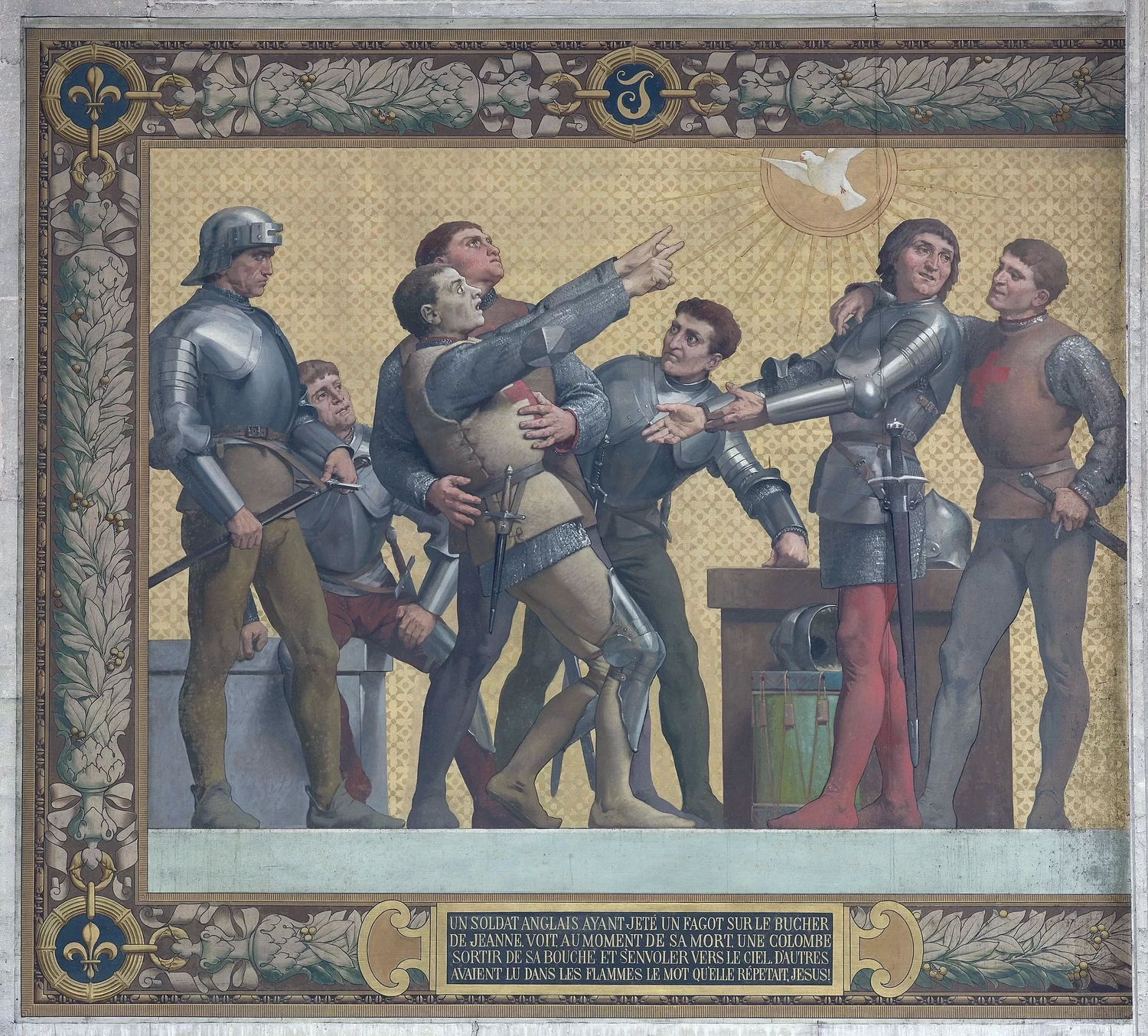Affreschi con storie di Giovanna d'Arco - La vita di Giovanna d'Arco, Pantheon, Parigi 1